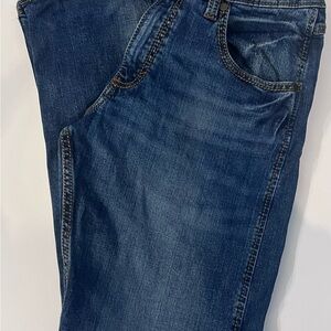 Wrangler Retro Slim Straight Jeans Men’s 31x30 Medium Wash Stretch Denim